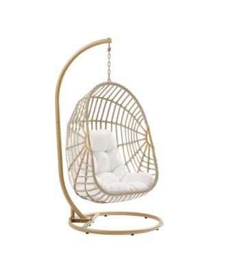 Amalie Wicker Rattan Outdoor Patio Rattan Swing Chair