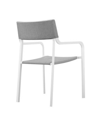 Raleigh Stackable Outdoor Patio Aluminum Dining Armchair