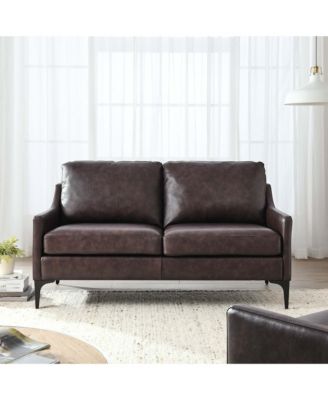 Corland Leather Loveseat