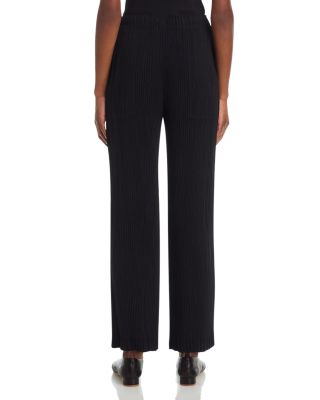 Hatching Pleats Pants