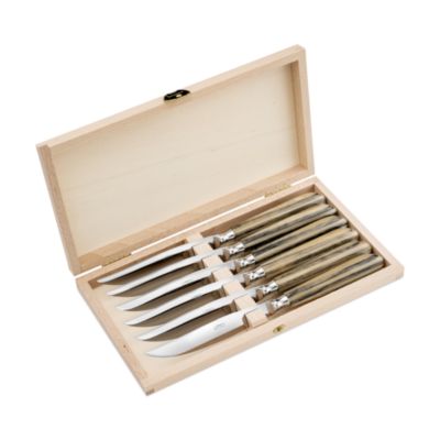 Omega Stone Look 6 Piece Steak Knife Set