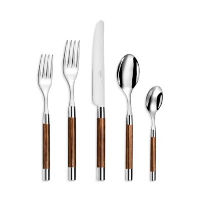 Conty 5 Piece Natural Wood Place Setting