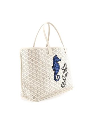 PM Anjou Reversible Tote Embroidered Coated Canvas