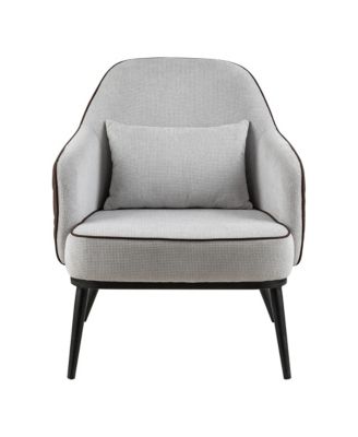 Watson Faux Leather Wingback Accent Chair