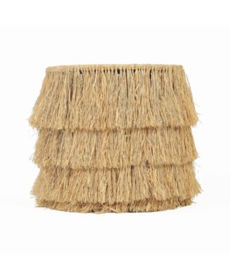 Luau Rattan Round End Table