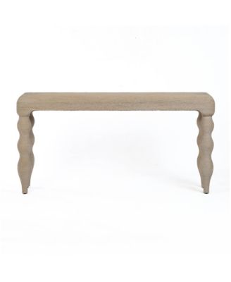  Vicky Rattan Console Table in Natural