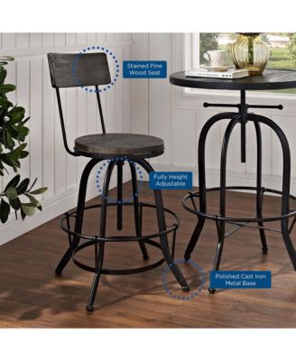Procure Wood Bar Stool