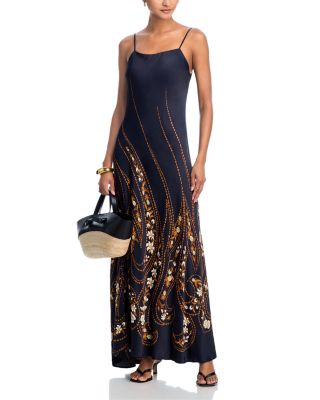 Garden Silhouette Slip Dress