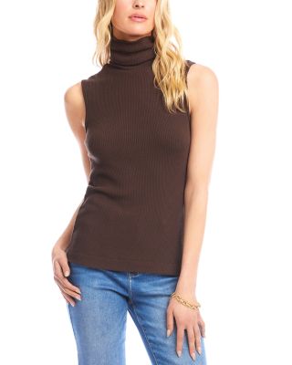 Ribbed Turtleneck Tank