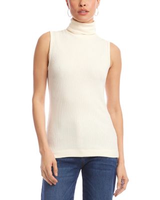 Ribbed Turtleneck Tank