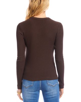 Ribbed Crewneck Top