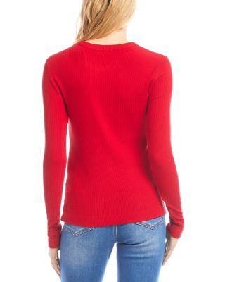 Ribbed Crewneck Top