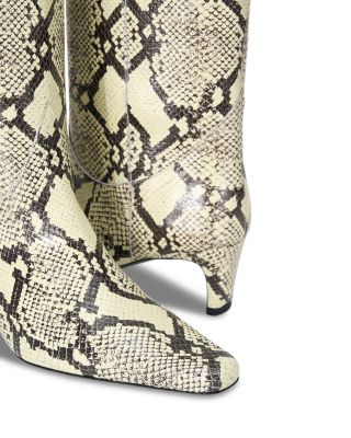 Women's Western Wally Snake-Embossed Tall Boots