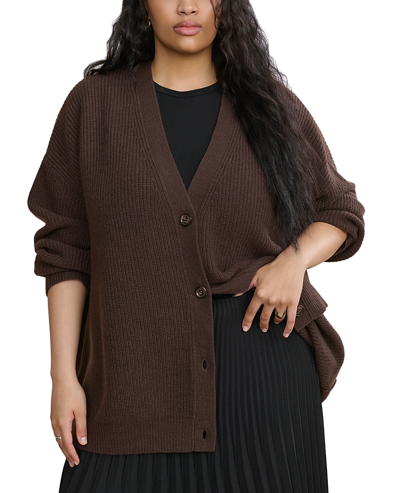 Jenni Kayne Cashmere Cocoon Cardigan In Brown