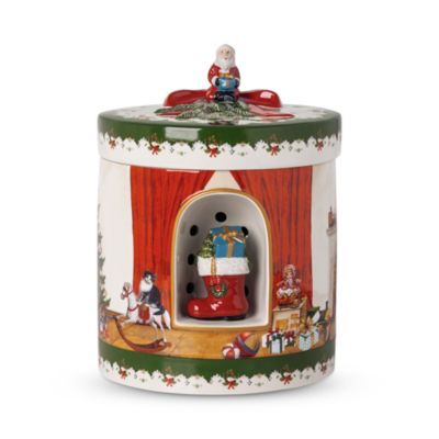 Christmas Toys Large Round Music Box - Santa Gifts 