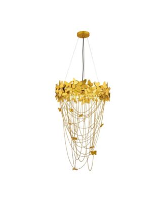  Butterfly Chandelier in Gold