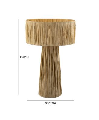  Shelby Raffia Table Lamp