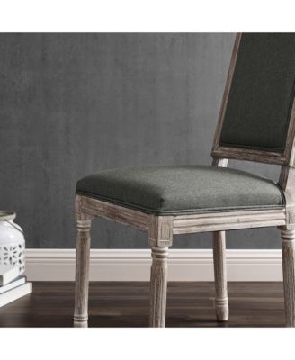  Court French Vintage Like Upholstered Fabric Dining Side Chair