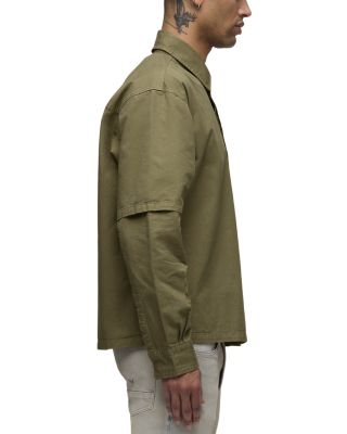 Layered Button Front Shirt