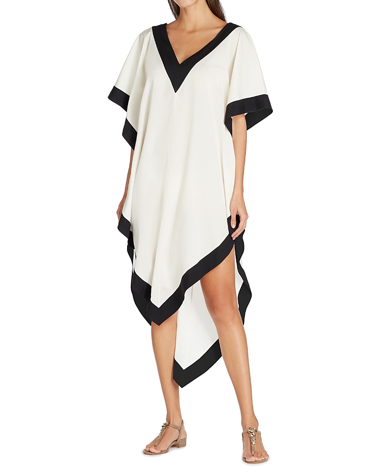Valimare Aria High-Low Crepe de Chine Cover-up Dress
