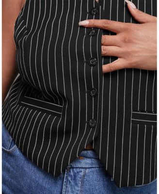 The Empower Pinstripe Vest