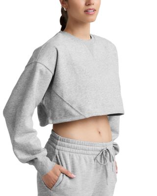 Luxe Fleece Cropped Sweatshirt