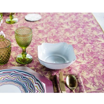 Entropia Serving Bowl, Burgundy