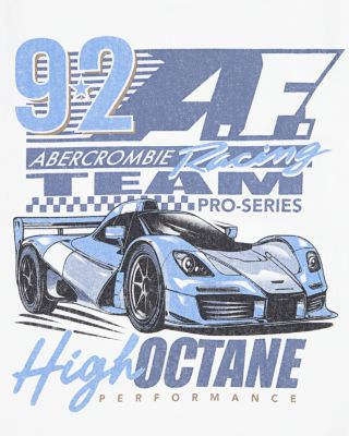 Boys' Abercrombie Racing Team Graphic Tee - Little Kid, Big Kid