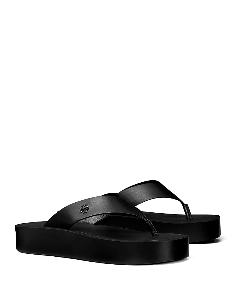 Tory Burch Platform Flip Flop In Black