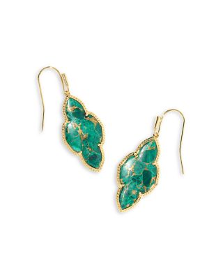 Abbie Malachite Drop Earrings 
