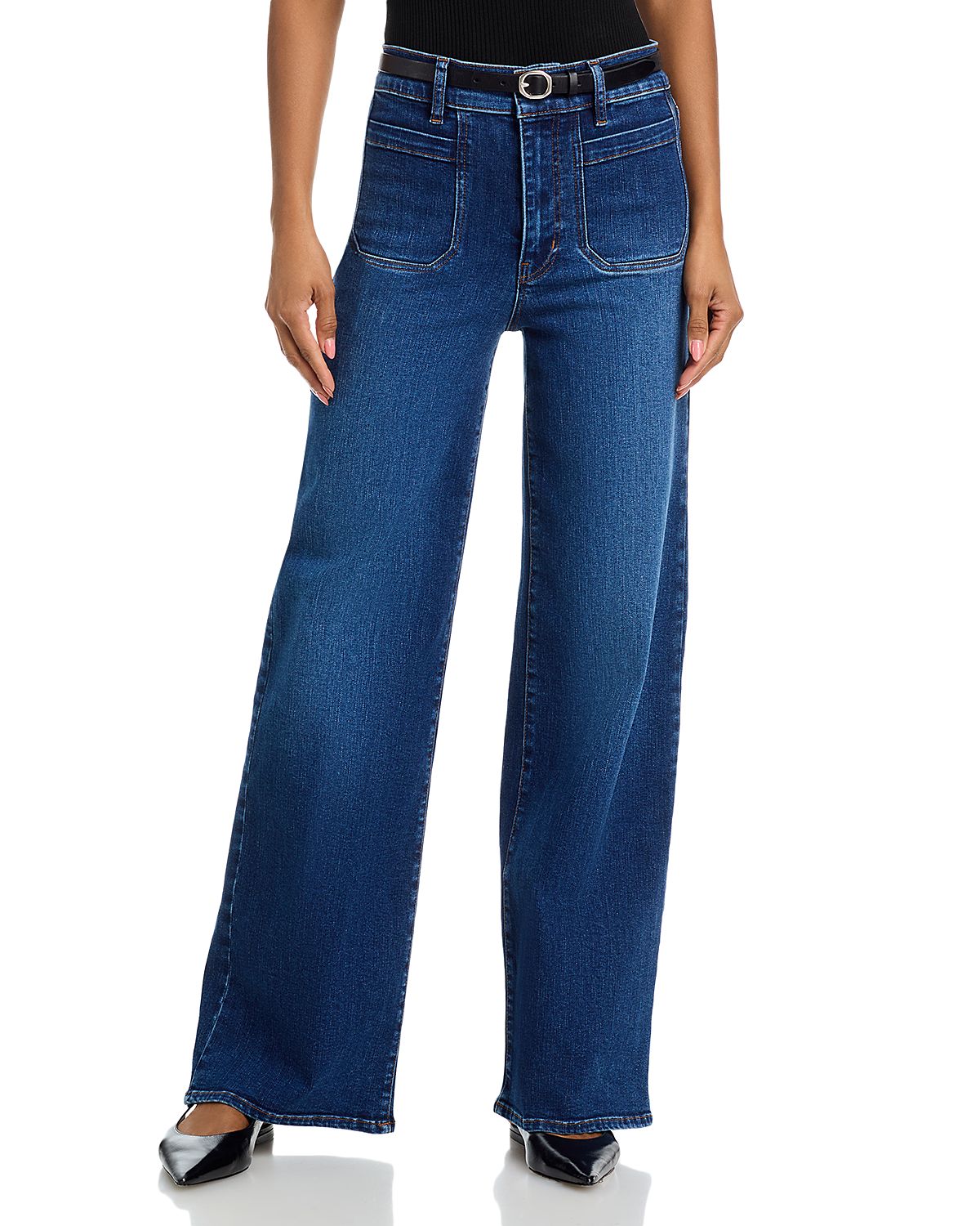 Frame Le Slim Palazzo Modernist High Rise Jeans