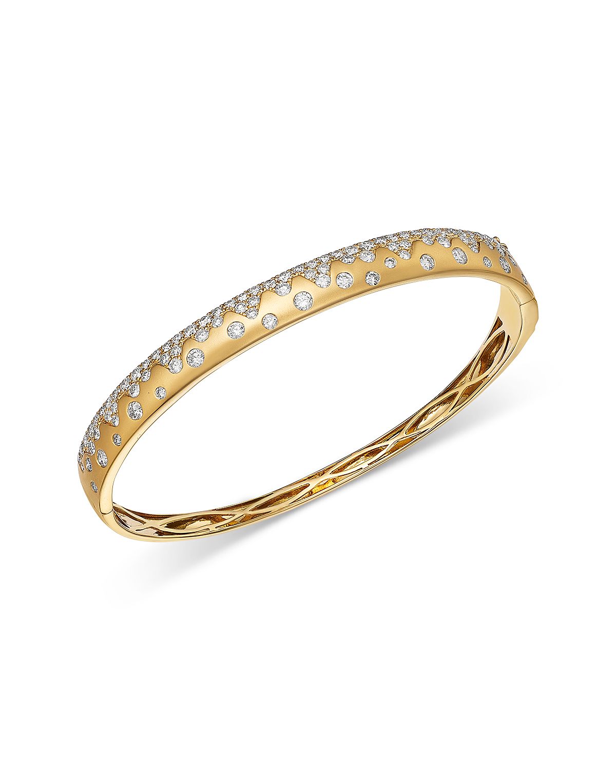 Bloomingdale's Fine Collection Diamond Scatter Bangle Bracelet