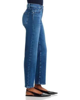 Le Sleek Straight High Rise Jeans in Reign