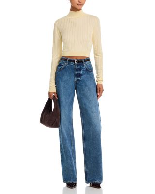 The Crop Fitted Turtleneck