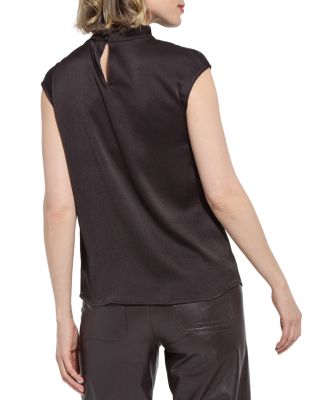 Aisha Draped Satin Top
