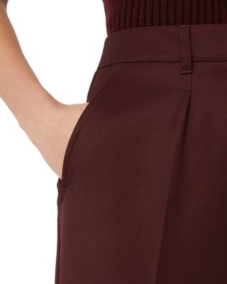 Cannes Cherry Wool Pants