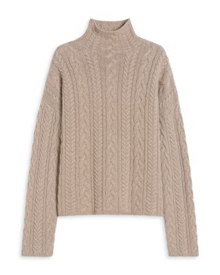 Genova Beige Wool Cashmere Sweater