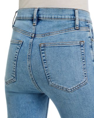 Le Sleek Straight High Rise Jeans in Ripple