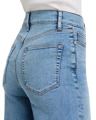 Le Slim Palazzo High Rise Jeans in Canals Ripple