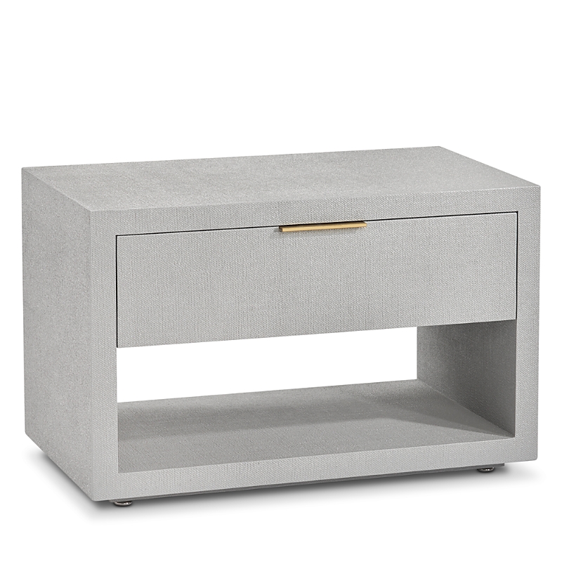 Interlude Home Montaigne Bedside Chest In Gray
