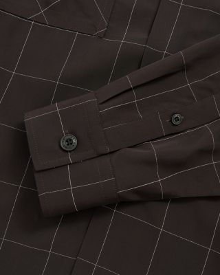 Simon Printed Button Front Camp Shirt