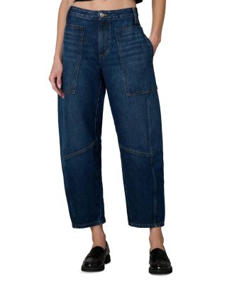 The Krista Mid Rise Barrel Jeans in Tasteful