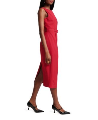 Audrey Belted Midi Dress