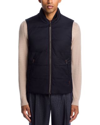 Wool Channel Quilt Travel Vest