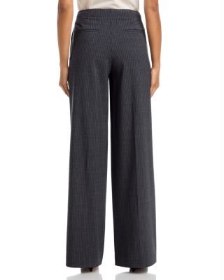 Irina Pinstripe Wide Leg Pants