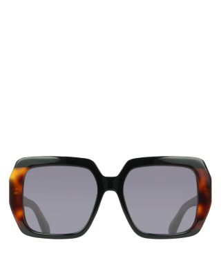 Solid Square Sunglasses, 56mm