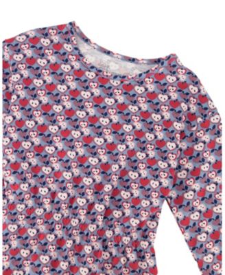 Girls' Organic Cotton Dress with Flounce Hem - Little Kid