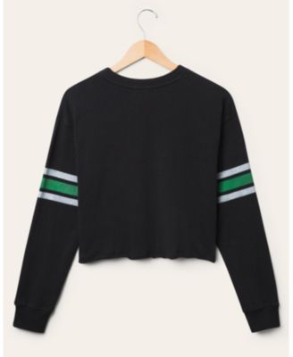  Women's NFL Philadelphia Eagles Retro Crop Fleece