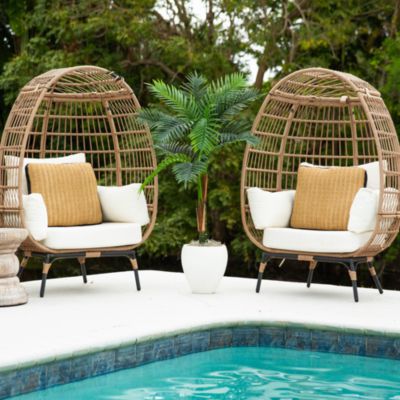 4&#39; UV Resistant Artificial Double Robellini Palm Tree (Indoor/Outdoor)