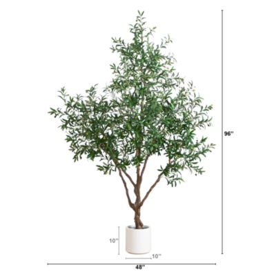 8&#39; Artificial Grand Olive Tree